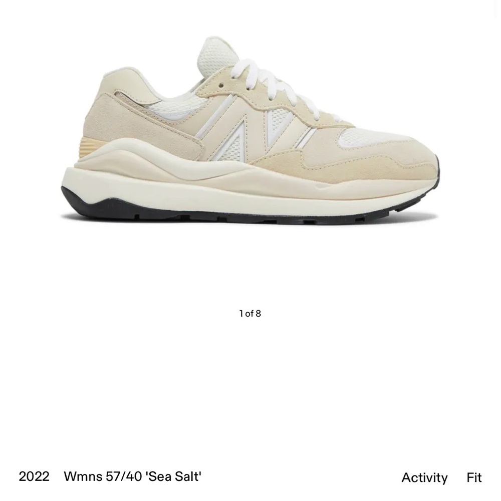 New Balance Women's 57/40 Sneakers - Beige and White
